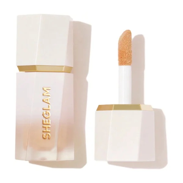 هایلایتر مایع براق شیگلم مدل GLOW BLOOM رنگ TEA CAKE