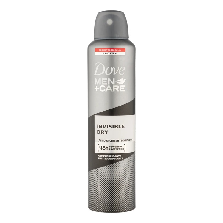 اسپری دئودرانت مردانه داو Dove مدل Invisible Dry