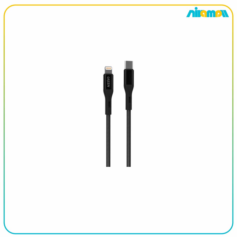 کابل گرین لاین مدل Braided Type-C to Lightning به طول 1.2m