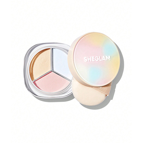 پودر فیکس سه رنگ مدل radiance ring برند شیگلم