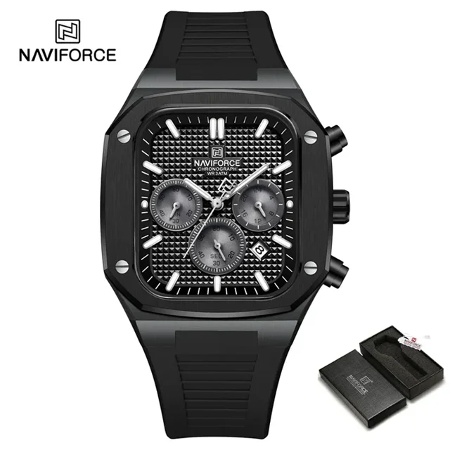 ساعت مچی مردانه نیوی فورس Naviforce NF 8037 B/B/B