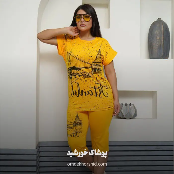 ست تیشرت شلوارک منظره