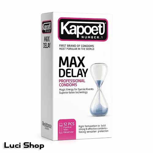 کاندوم ۱۲ عددی کاپوت مدل Max Delay