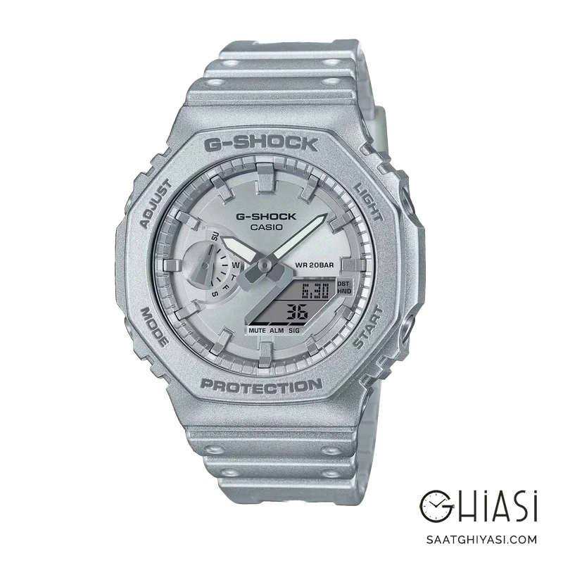 ساعت مچی مردانه جیشاک برند کاسیو مدل GA-2100FF-8ADR