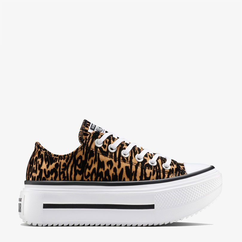 کتونی کانورس آل‌استار Chuck Taylor All Star Lift Double Stack نارنجی مردانه و زنانه اورجینال
