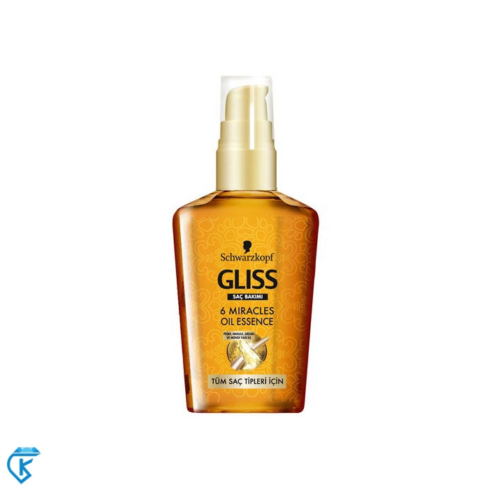 روغن آرگان تقویت کننده 6 کاره 75 میلی Gliss