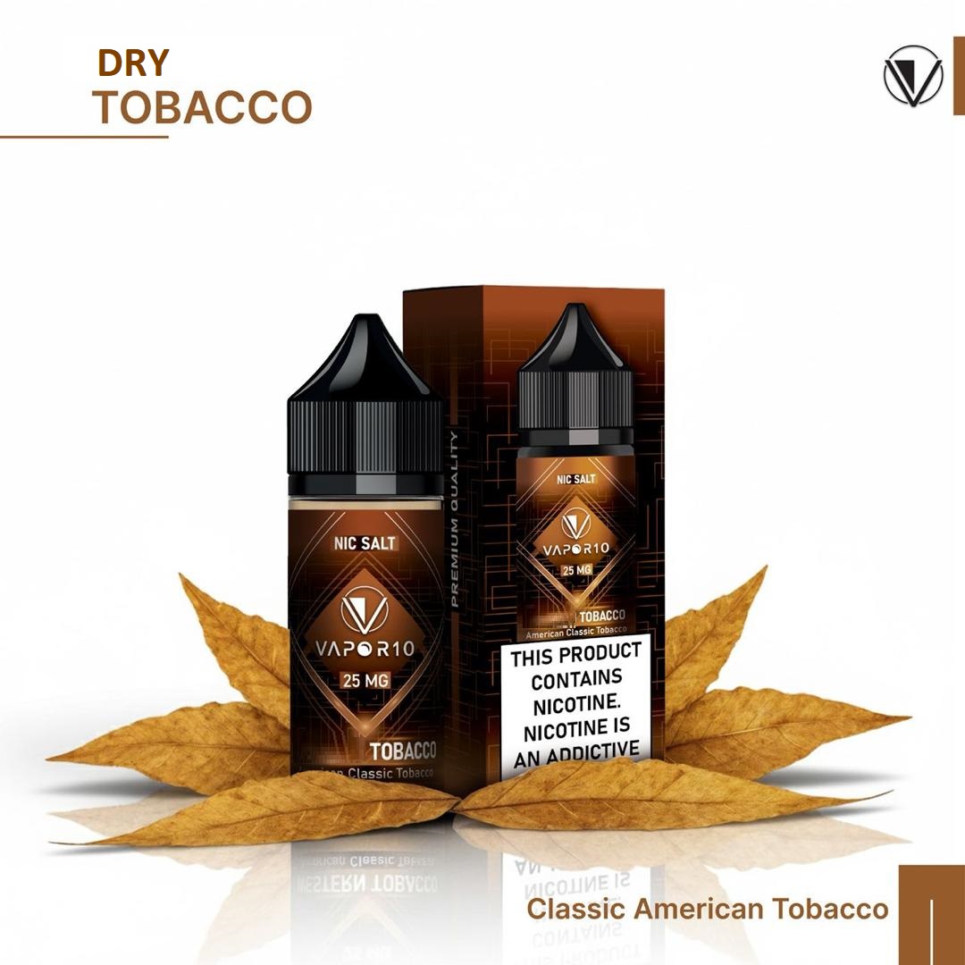 سالت ویپرتن تنباکو خشک | VAPOR10 DRY TOBACCO SALT