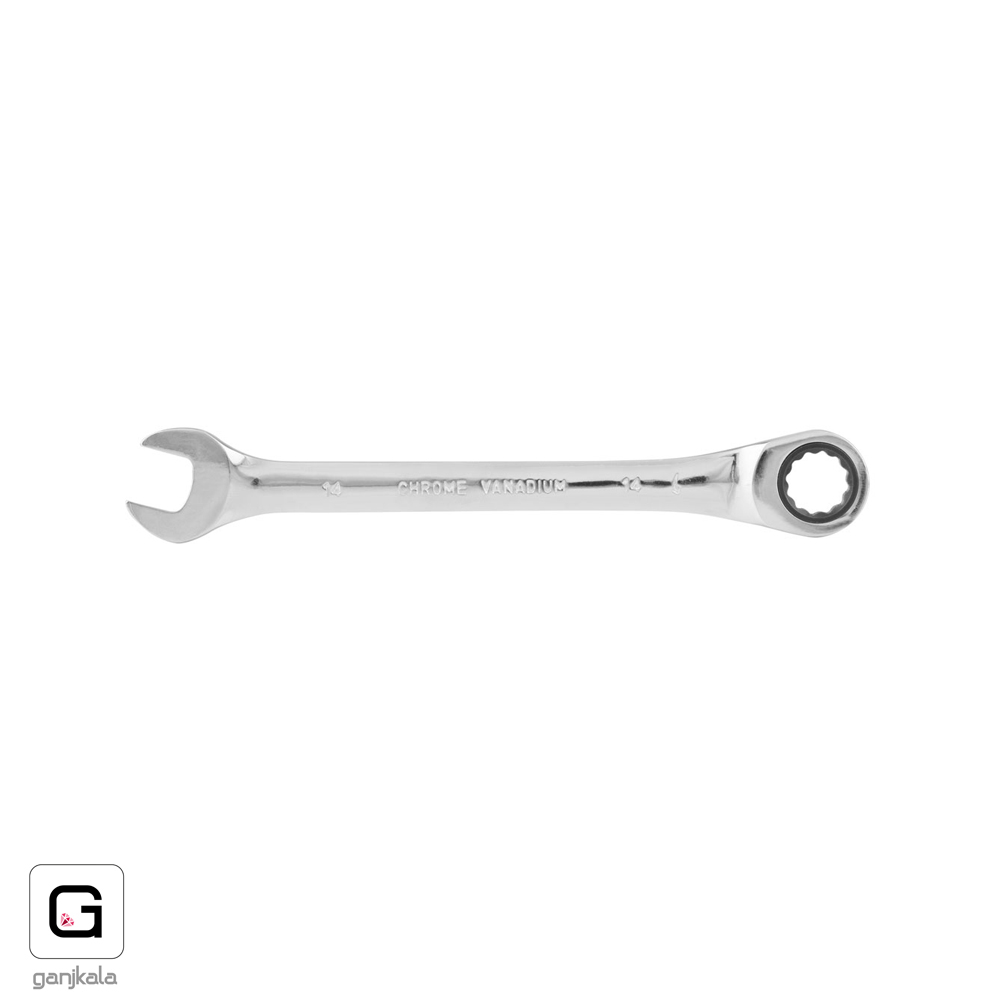 آچار یکسر تخت یک سر جغجغه رونیکس سایز ۱۴ مدل RH-2164