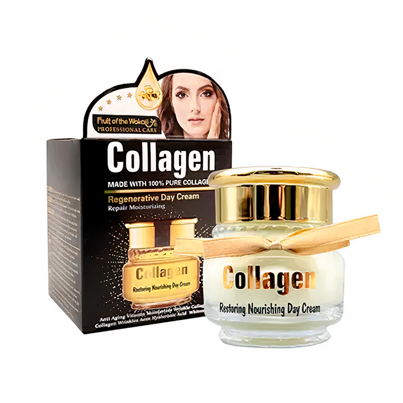 کرم کلاژن ساز و لیفتینگ صورت  روزانه وکالی Collagen Wokali