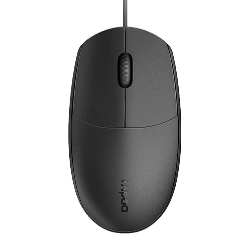 ماوس سیم دار رپو مدل  Rapoo N1200 Silent Wired Mouse