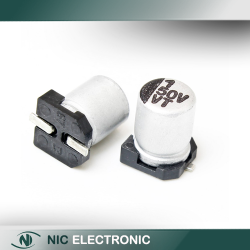 خازن الکترولیت اس ام دی 1UF/50V SMD (4X5.4MM)