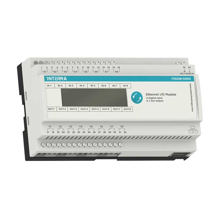 رله هوشمند 8 کانال Ethernet I/O اینتررا