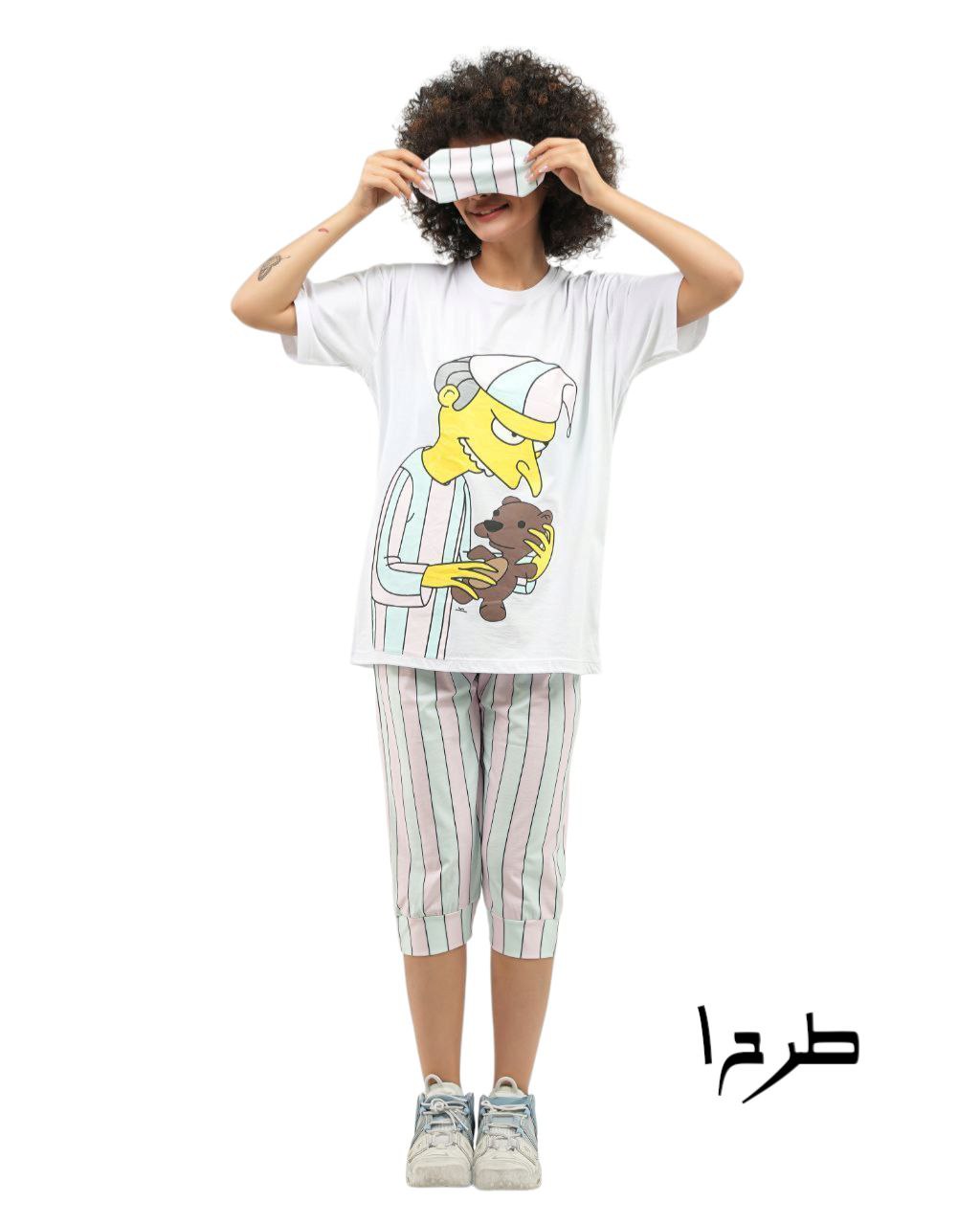 ست 3 تیکه زنانه انیمیشن