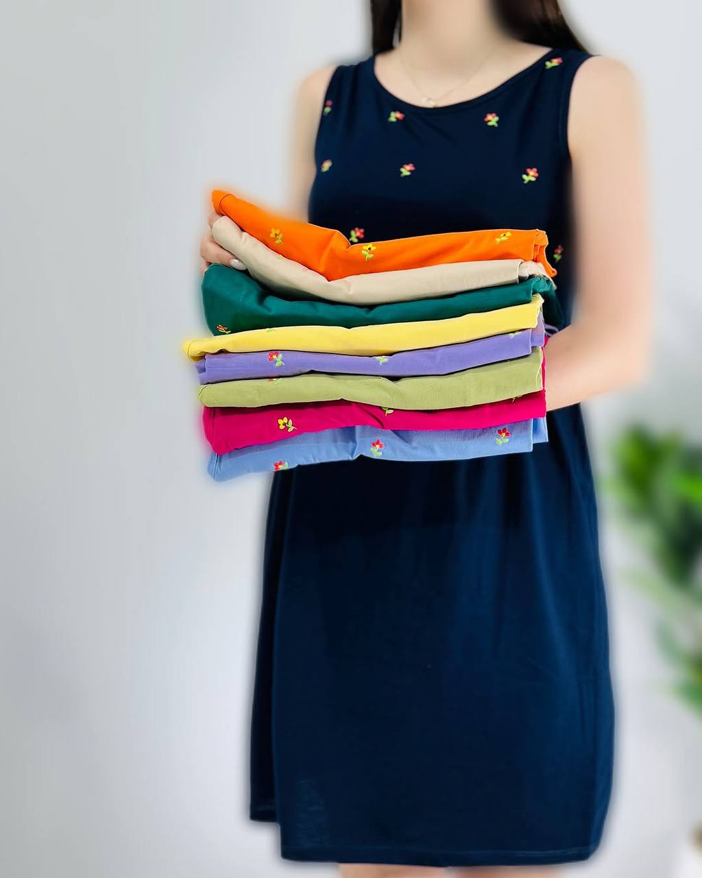 سارافون زنانه حلقه ای گلدوزی
