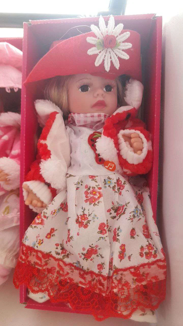 عروسک طرح سرامیک بدن پنبه ای16اینچ
