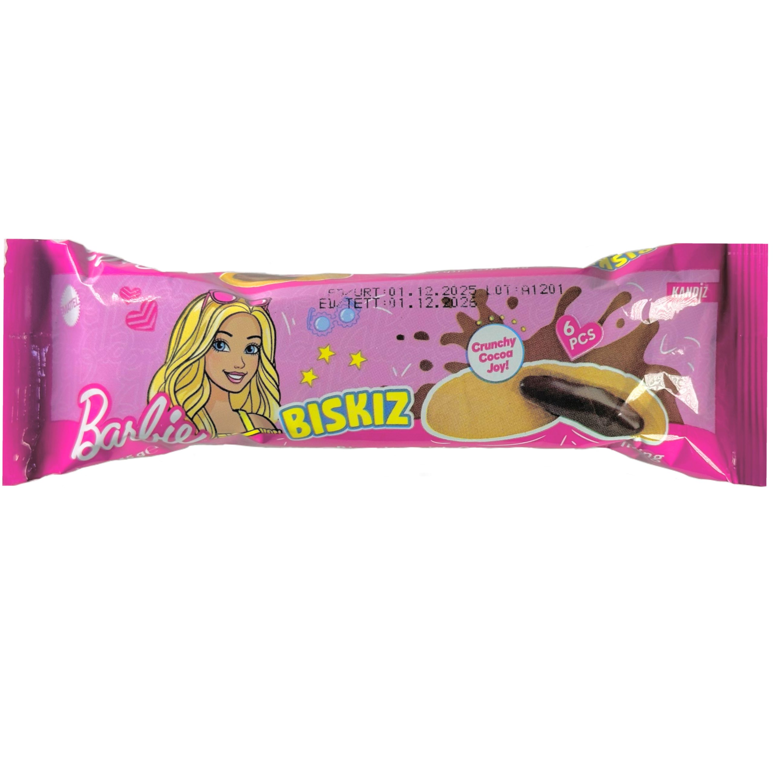 بیسکویت شکلاتی باربی (45gr)