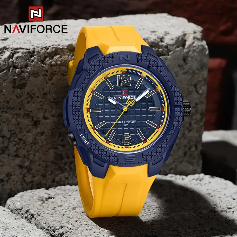ساعت اورجینال مردانه نیوی فورس مدل NAVIFORCE NF7126 BE/BE/Y