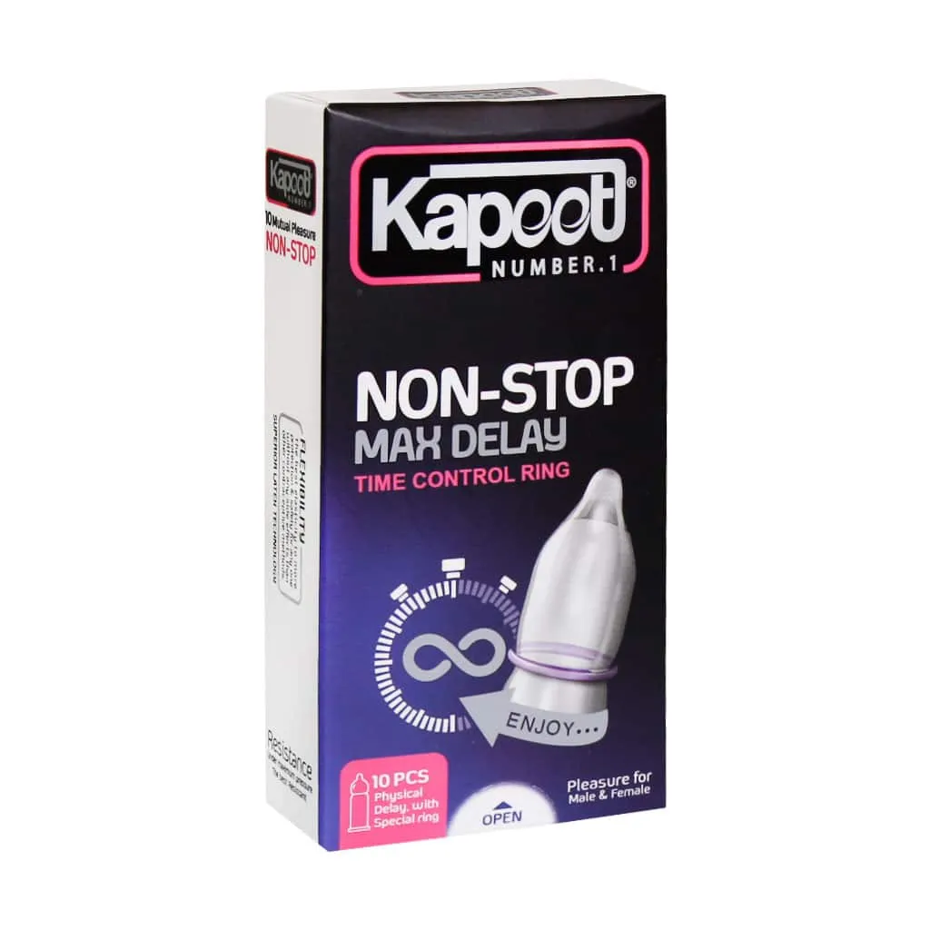 کاندوم کاپوت مدل Non Stop Max Delay بسته 10 عددی