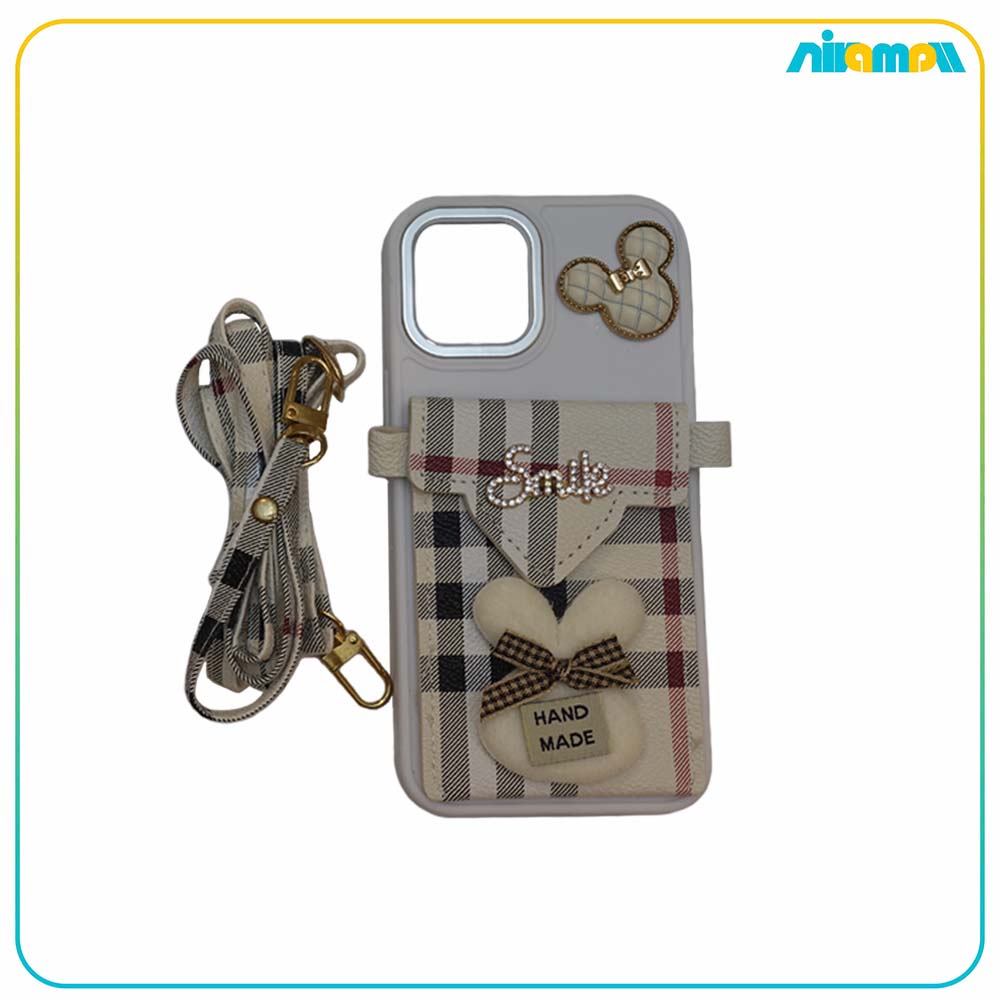 کاور بند دار طرح Smile handmade مناسب برای گوشی Iphone 12 promax