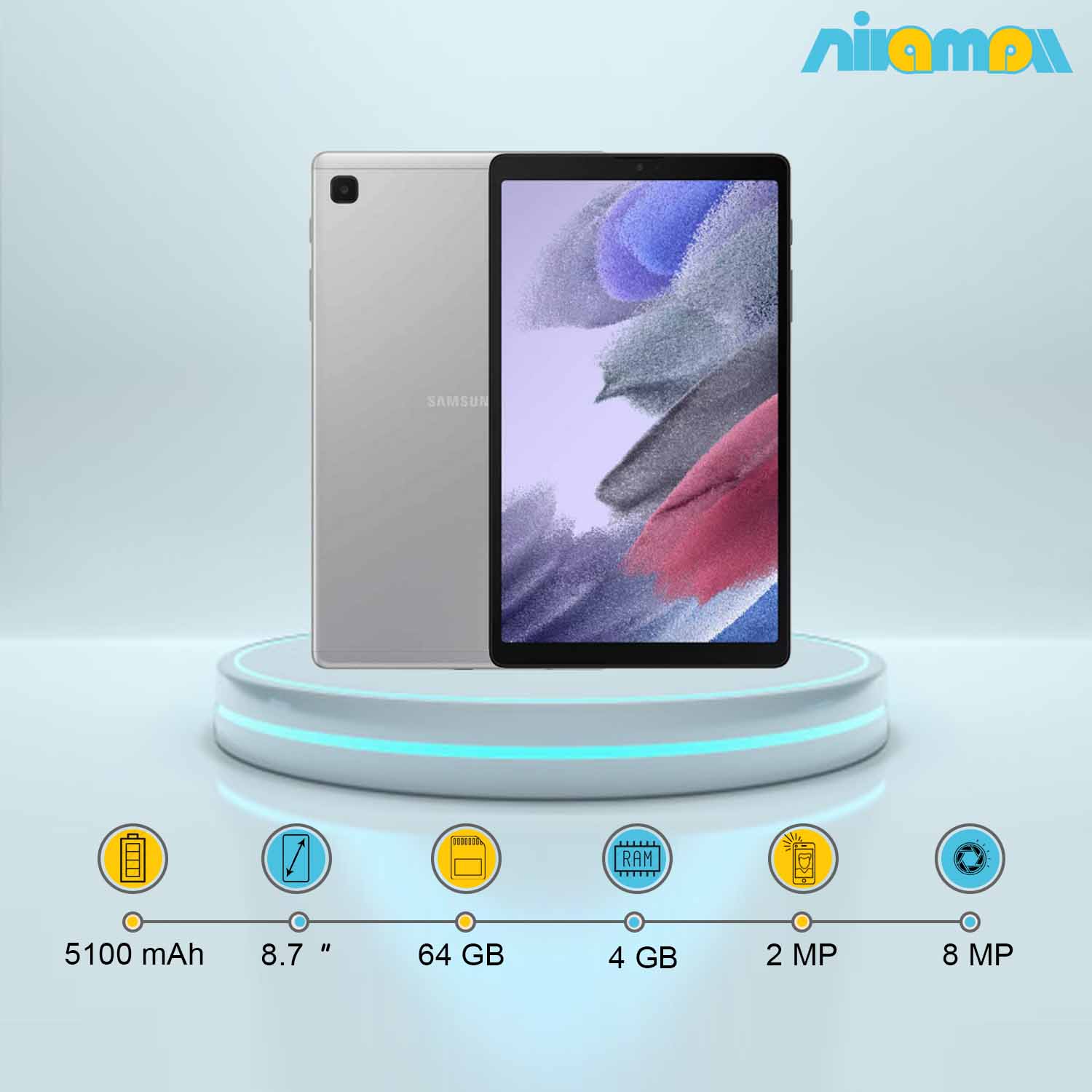 تبلت سامسونگ مدل GALAXY TAB A7 LITE ظرفیت 64 و رم4 گیکابایت
