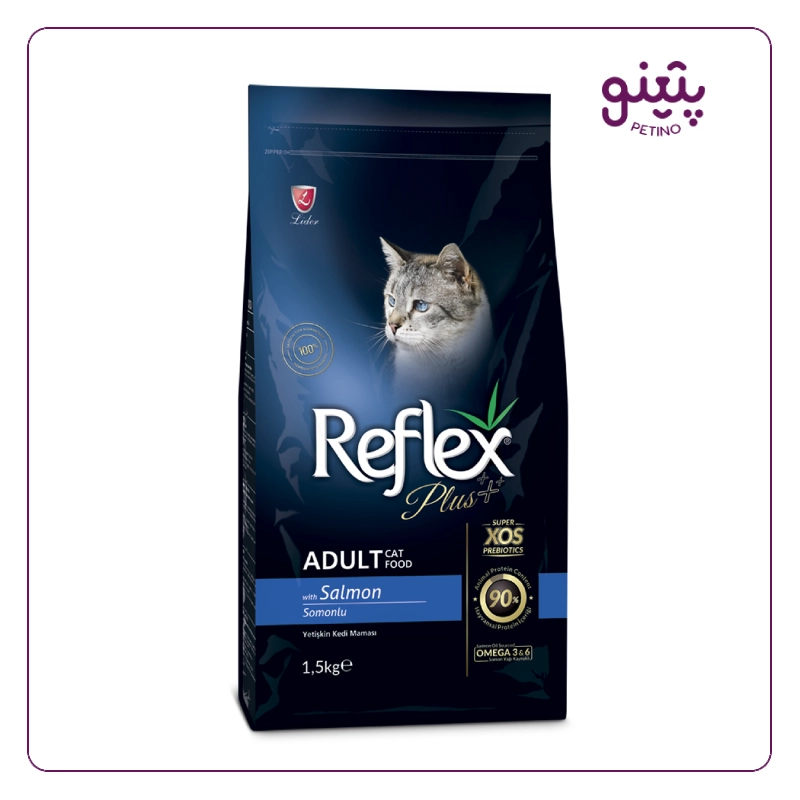 غذای خشک گربه رفلکس ادالت با طعم ماهی سالمون 1.5 کیلویی