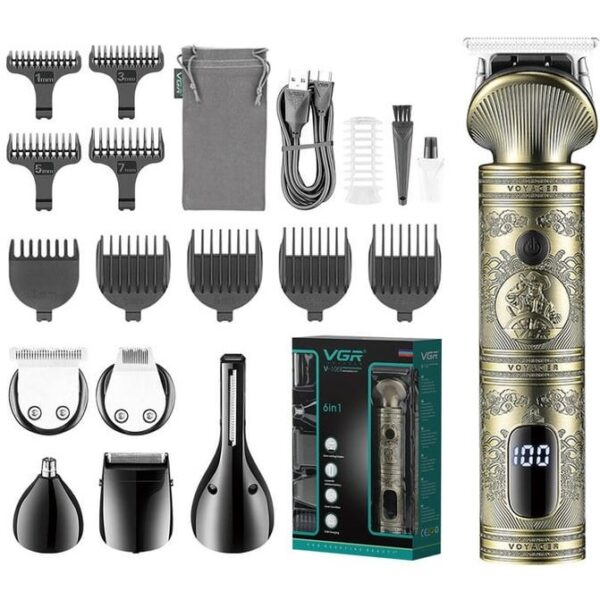ماشین اصلاح وی جی آر مدل V-106 با تکنولوژی برش مستقیم و استیل ضد زنگ