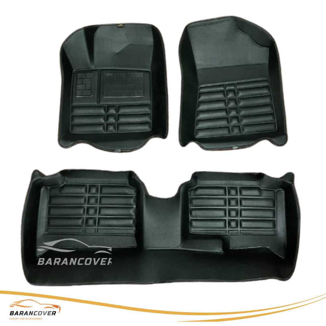 کفی پنج بعدی کربن بایک BAIC X3 pro رنگ مشکی