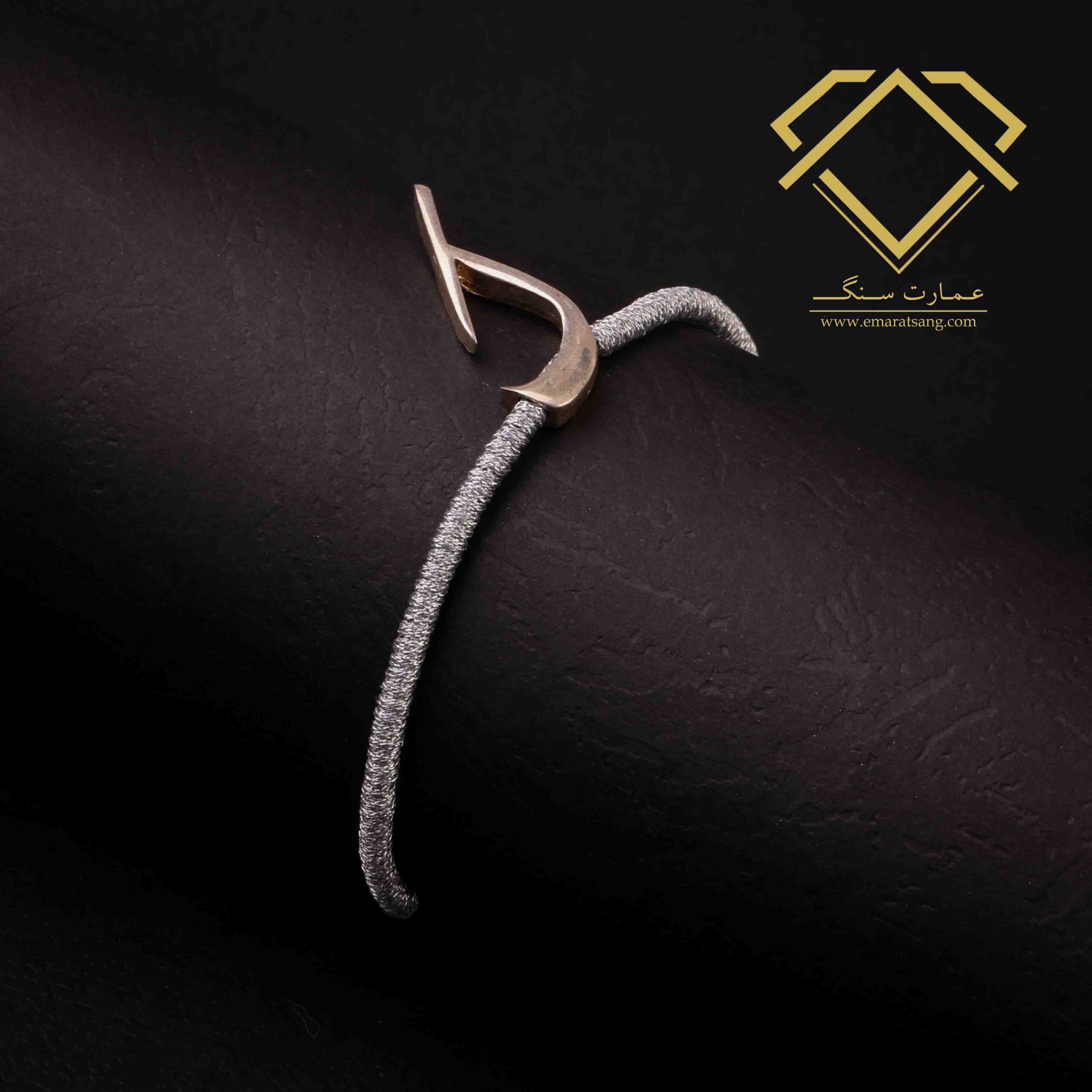 دستبند نقره حروف الفبا (حرف ک )