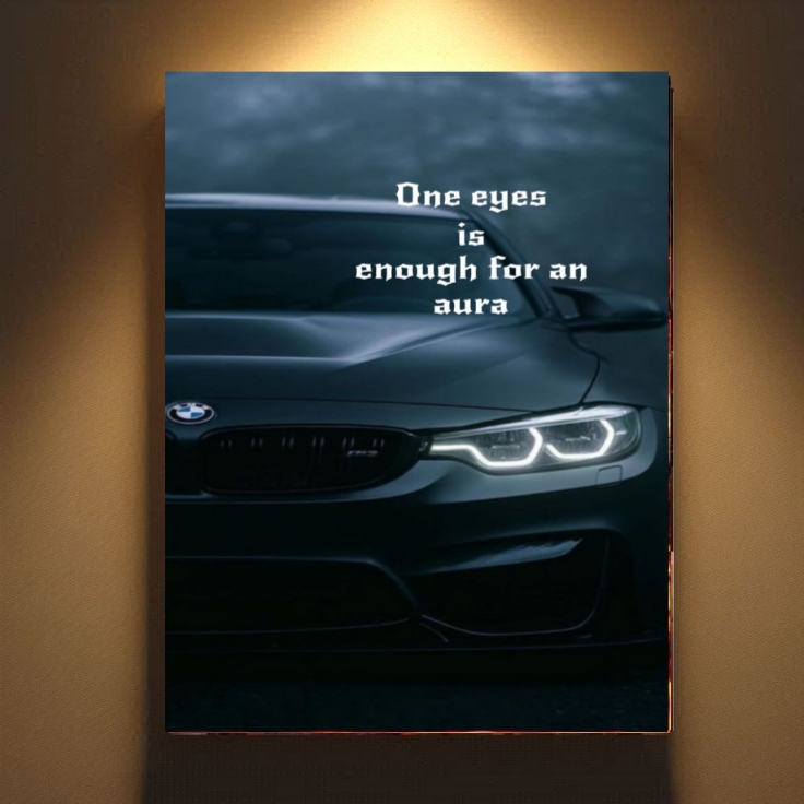 تابلو شاسی ماشین لوکس bmw  کد 50i