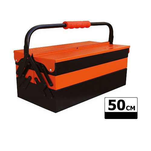 جعبه ابزار فلزی تانوس 50 سانت اتوماتیک دو طبقه  TANOS
