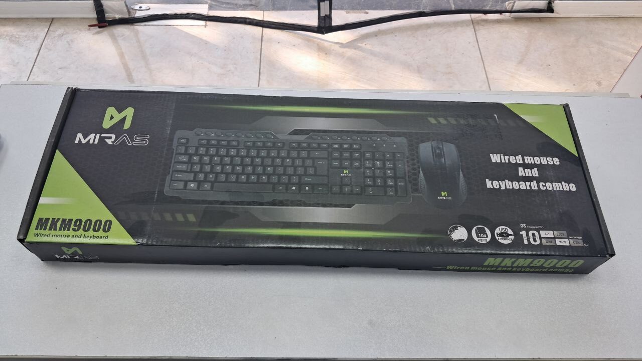ماوس و کیبورد با سیم Miras MKM9000