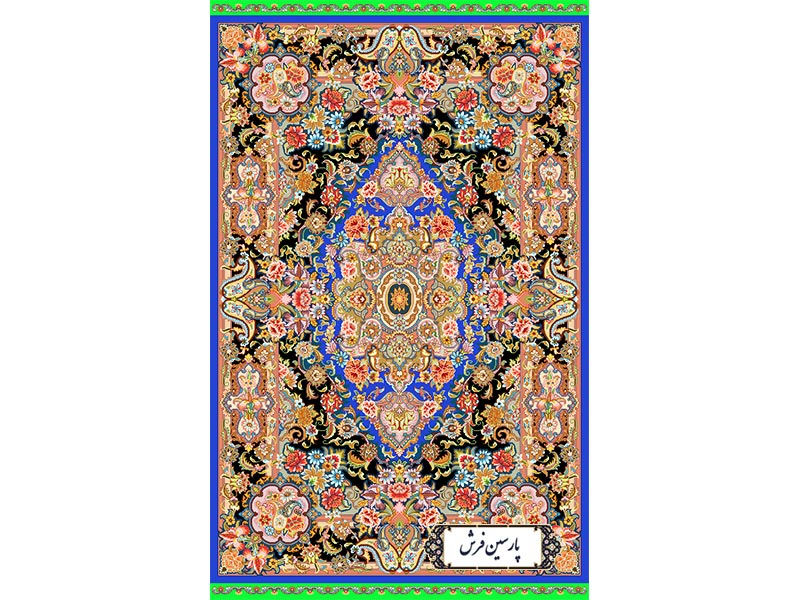 خرید نخ و نقشه قالیچه زیرپایی دستباف  - کد NZ2821