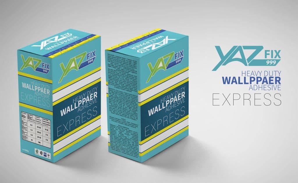 چسب کاغذ دیواری 1 کیلویی یاز Yaz