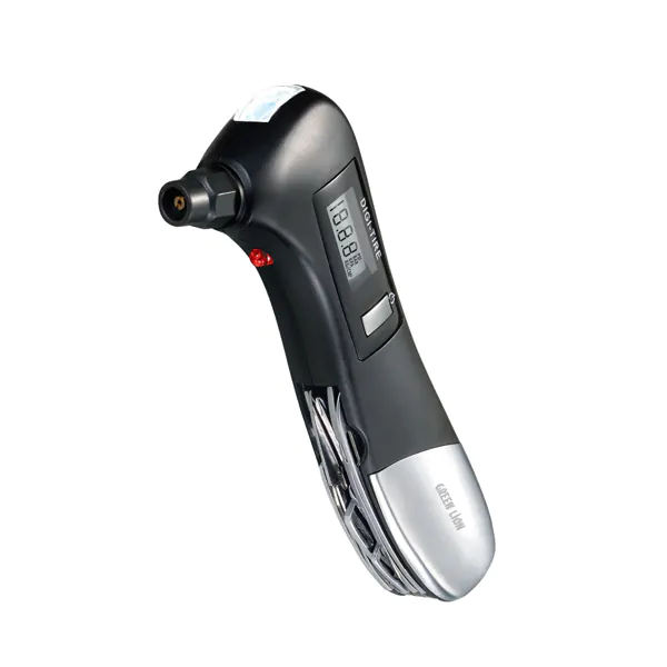 فشارسنج دیجیتال لاستیک 9 کاره گرین لاین Digital Tire Pressure Gauge Rescue Tool