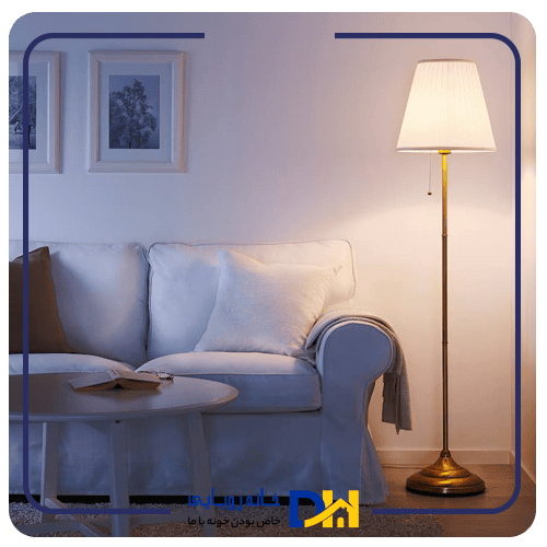 آباژور پایه بلند طلایی ایکیا ÁRSTID