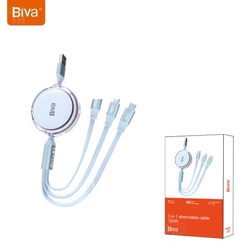 کابل سه سر بیوا طول 1.1متر توان 100 وات  Biva C-22
