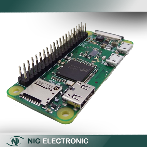 برد رزبری پای زیرو Raspberry Pi Zero مدل WH دارای بلوتوث و وایفای داخلی
