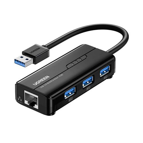 هاب USB 3.0 یوگرین مدل 20265 با 3 پورت USB 3.0 و LAN