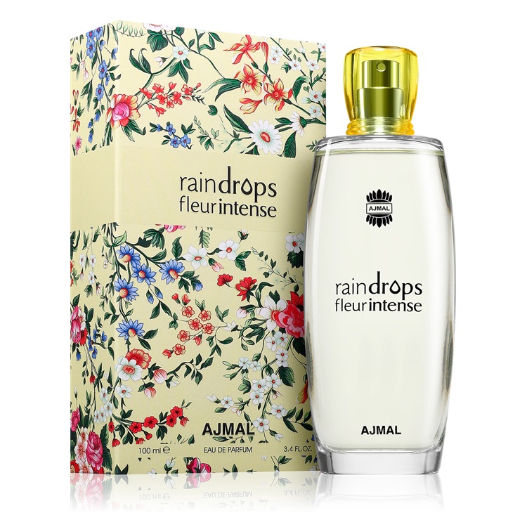 ادوپرفیوم اجمل مدل Raindrops Fleur Intense