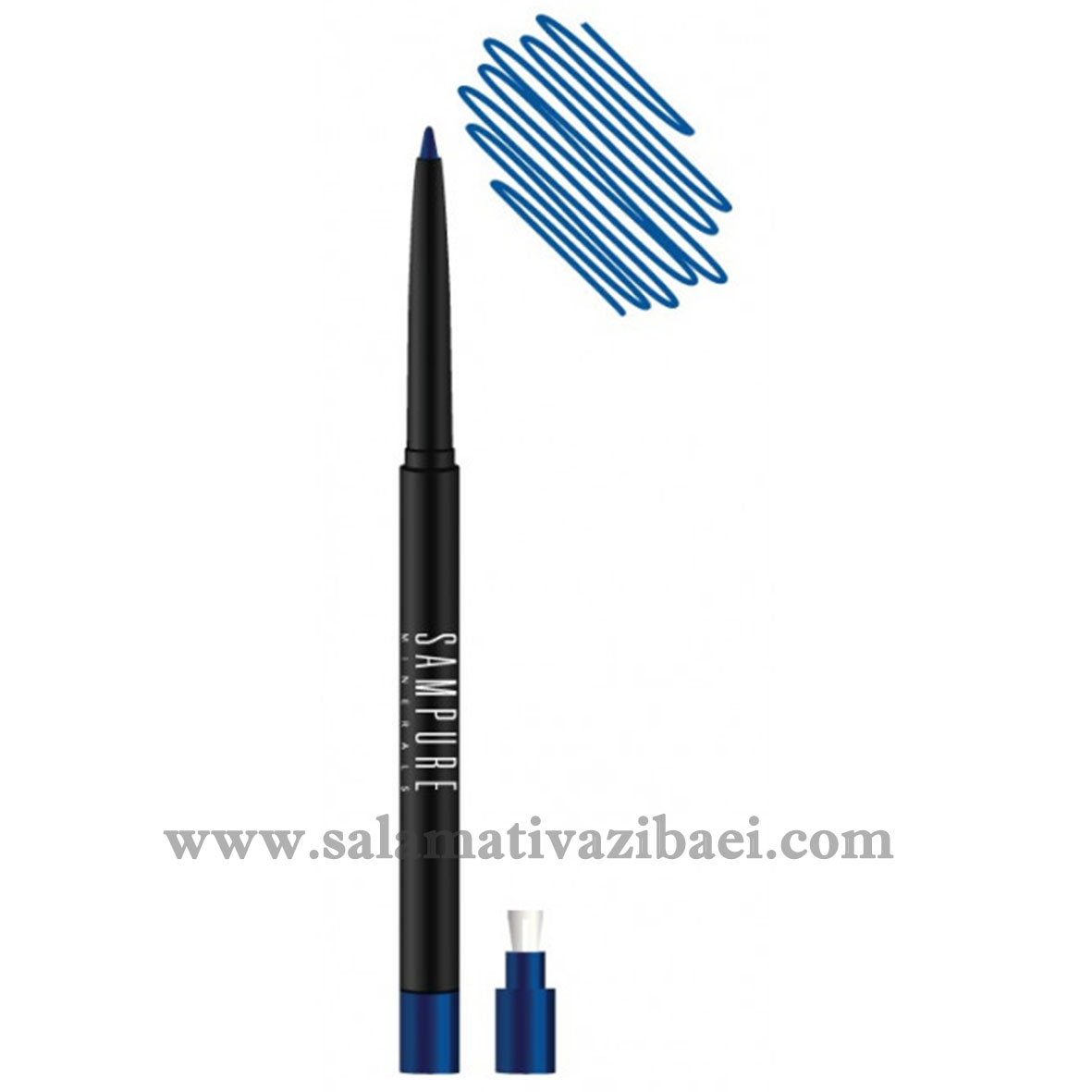 خط چشم پیچی مینرال ارگانیک سمپیور انگلستان-SAMPURE-DEEP WATER RETRACTABLE EYELINER شماره 115