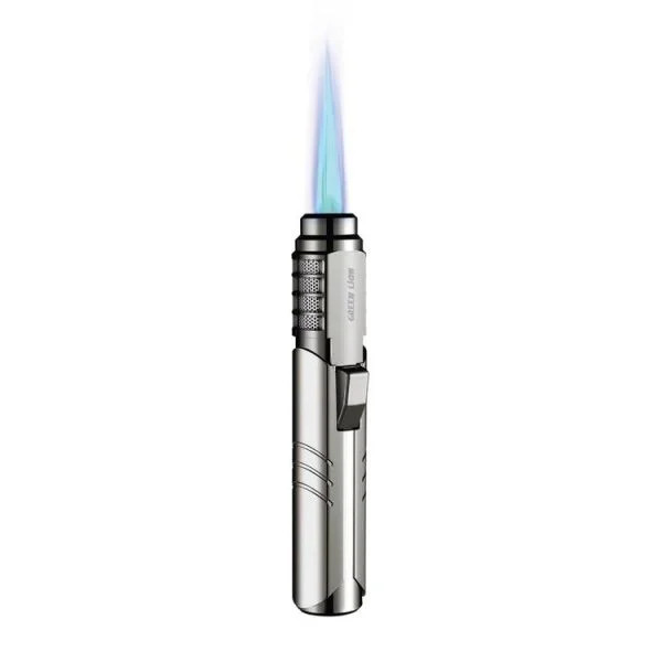 فندک اتمی گرین لاین مدل Jet Flame - سیلور