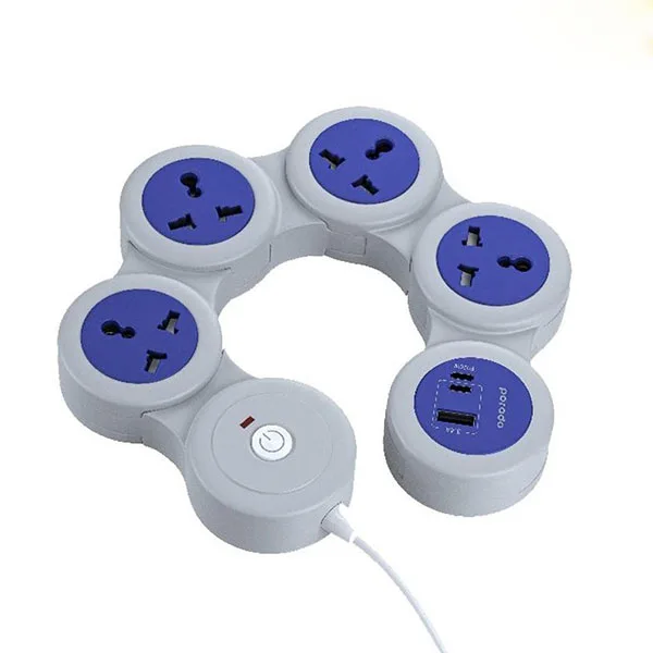 چند راهی و محافظ برق پرودو مدل Porodo multi-socket strip