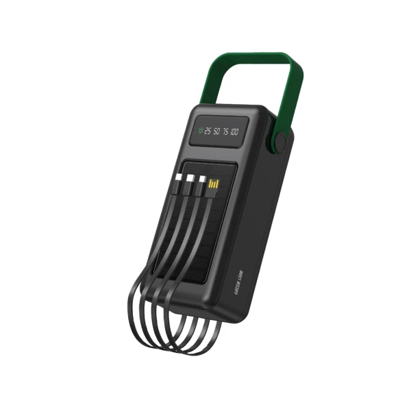 پاوربانک خورشیدی گرین لاین مدل Solar Max ظرفیت ۵۰ هزار میلی آمپر
