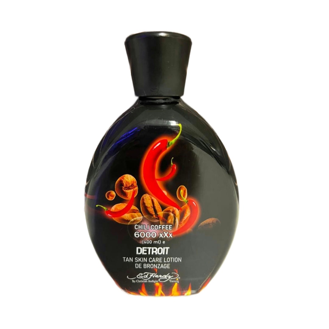 لوسیون سولاریم Ed Hardy Detroit مدل Chili Coffee 6000 XXX