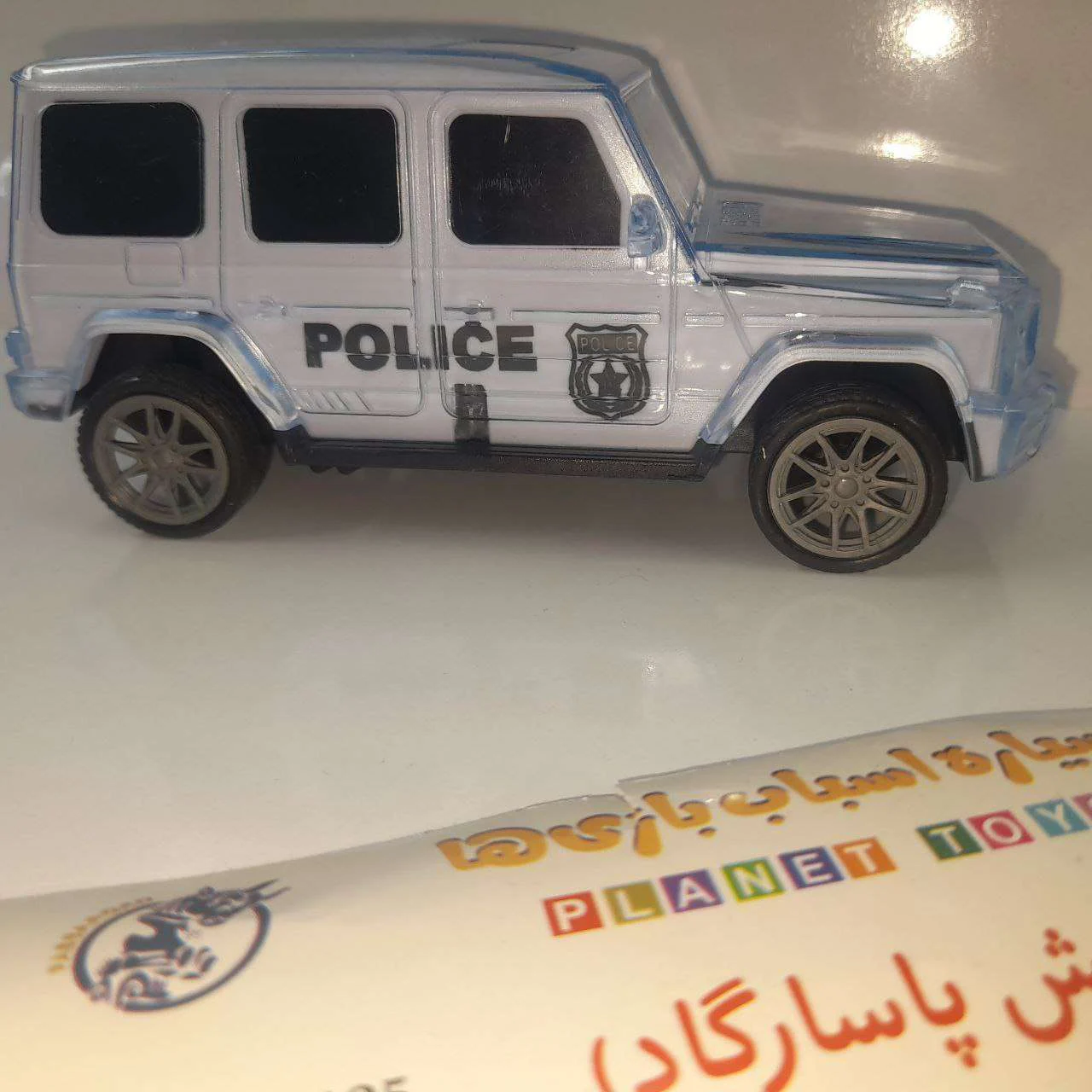 ماشین پلیس نشکن موزیکال چراغدار قدرتی