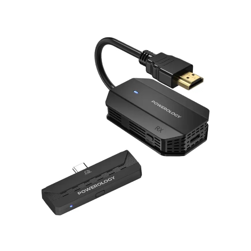 دانگل بی سیم HDMI به Type C پاورولوژی مدل PHDMACBK