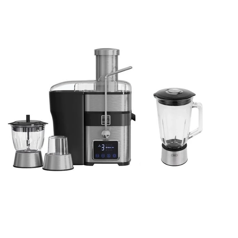 آبمیوهگیری زنیت 4 کاره استیل دیجیتال 800 وات مدل ZJB1406