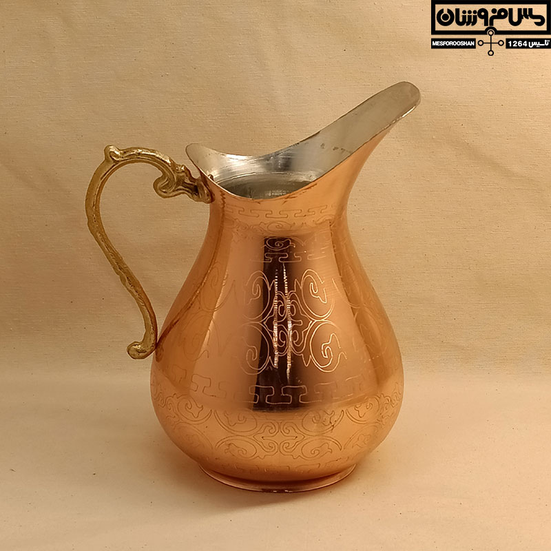 پارچ مسی طرحدار مدل اردک