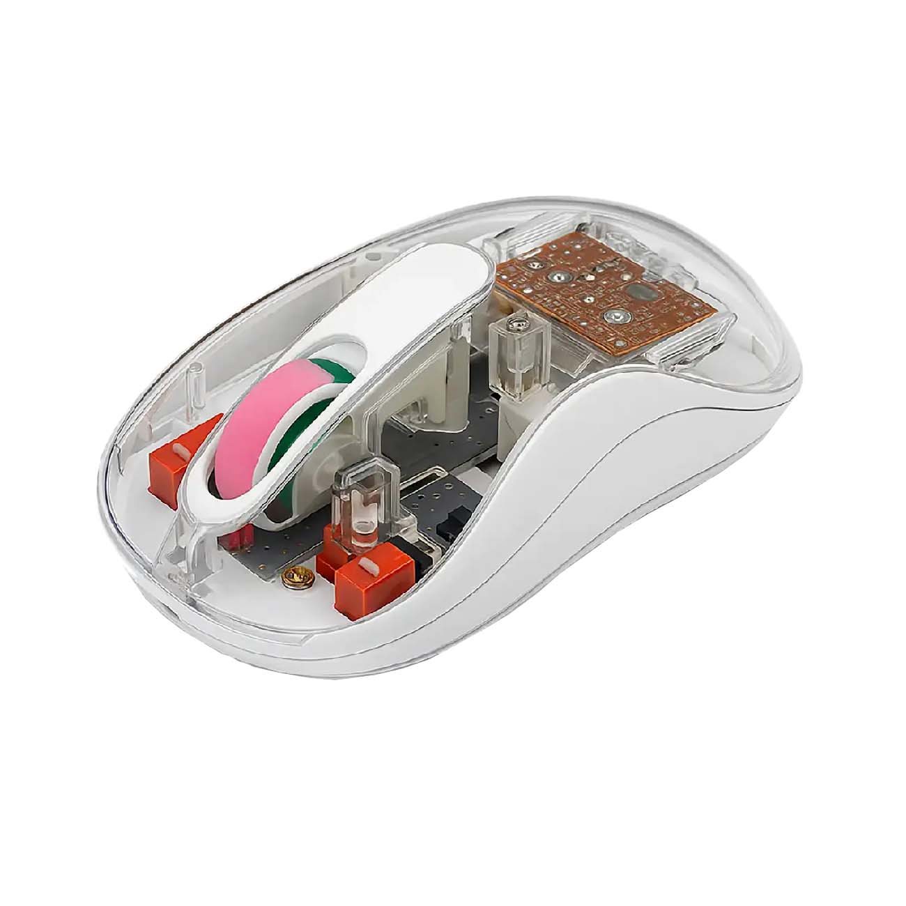 موس بی‌سیم سایلنت سه حالته طرح شفاف کوتسی مدل OF-005
