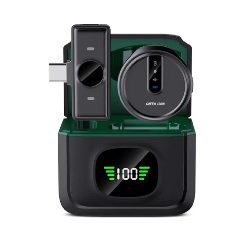 میکروفن یقه‌ ای تک کاربره وایرلس گرین لاین مدل Green Lion GM-88X